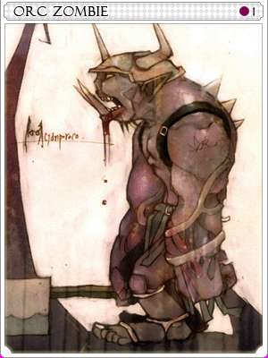 Orc Zombie Card
