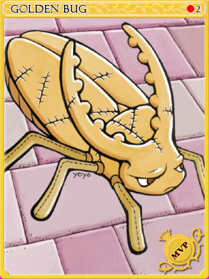 Golden Thief Bug Card
